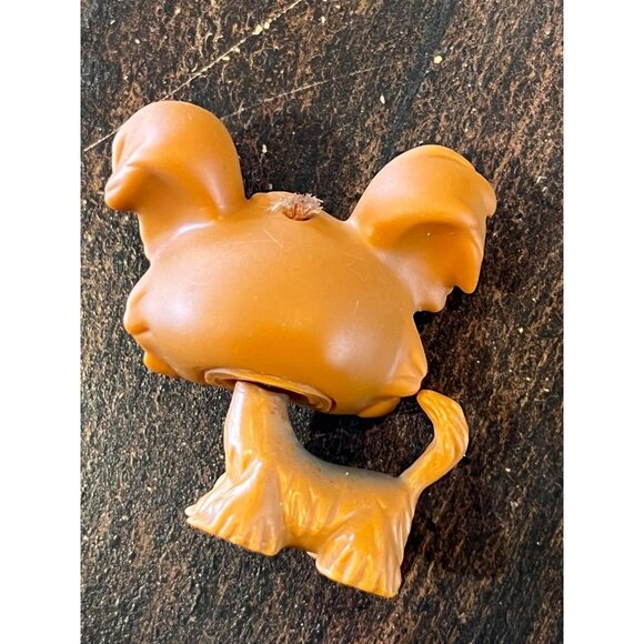 Littlest Pet Shop LPS #6 Terrier Dog 6 puppy Cake Topper Figure Shih Tzu FlAw - Picture 2 of 4